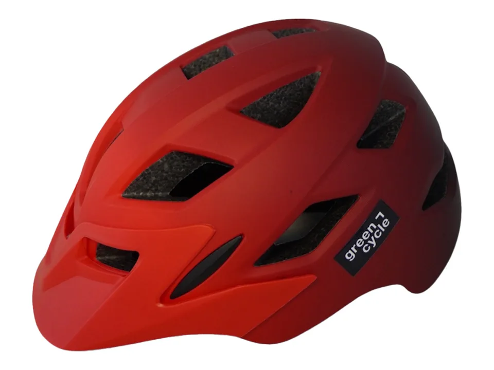 Дитячий шолом Green Cycle ONYX Червоний · 48–52