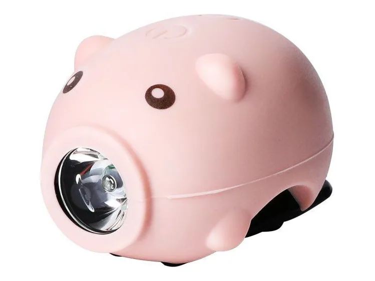 Дитячий ліхтар Green Cycle Piglet з гудком Рожевий